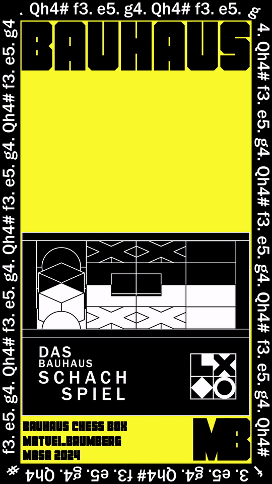 "Bauhaus Chess Box" Animation